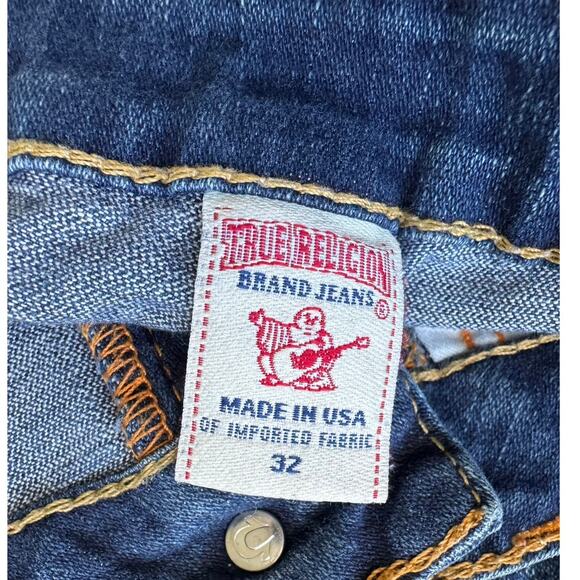 True Religion Women's Becky Traditional Rise Bootcut Jeans Size 32 Medium Wash - Picture 9 of 10